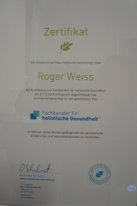 Fachberater holistische Gesundheit